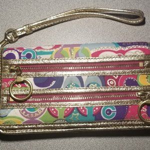 RARE - POPPY Collection, Coach Wallet/Wristlet